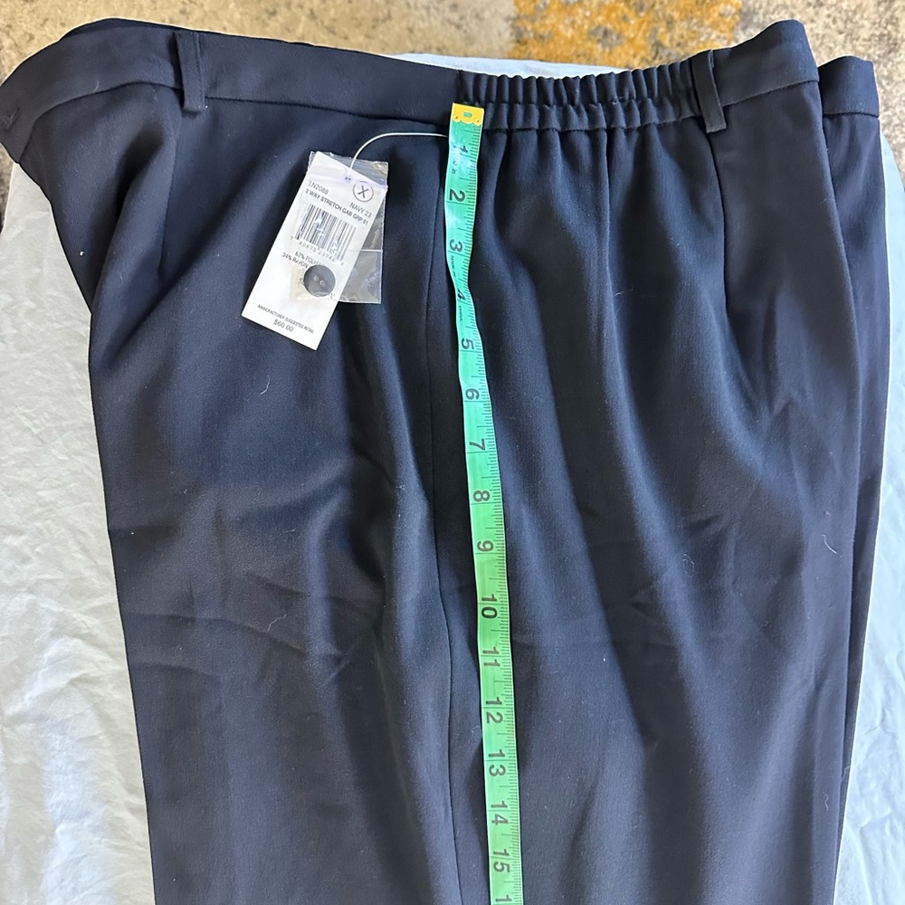 Rafaella Women's Black 2-Way Stretch Trousers NWT